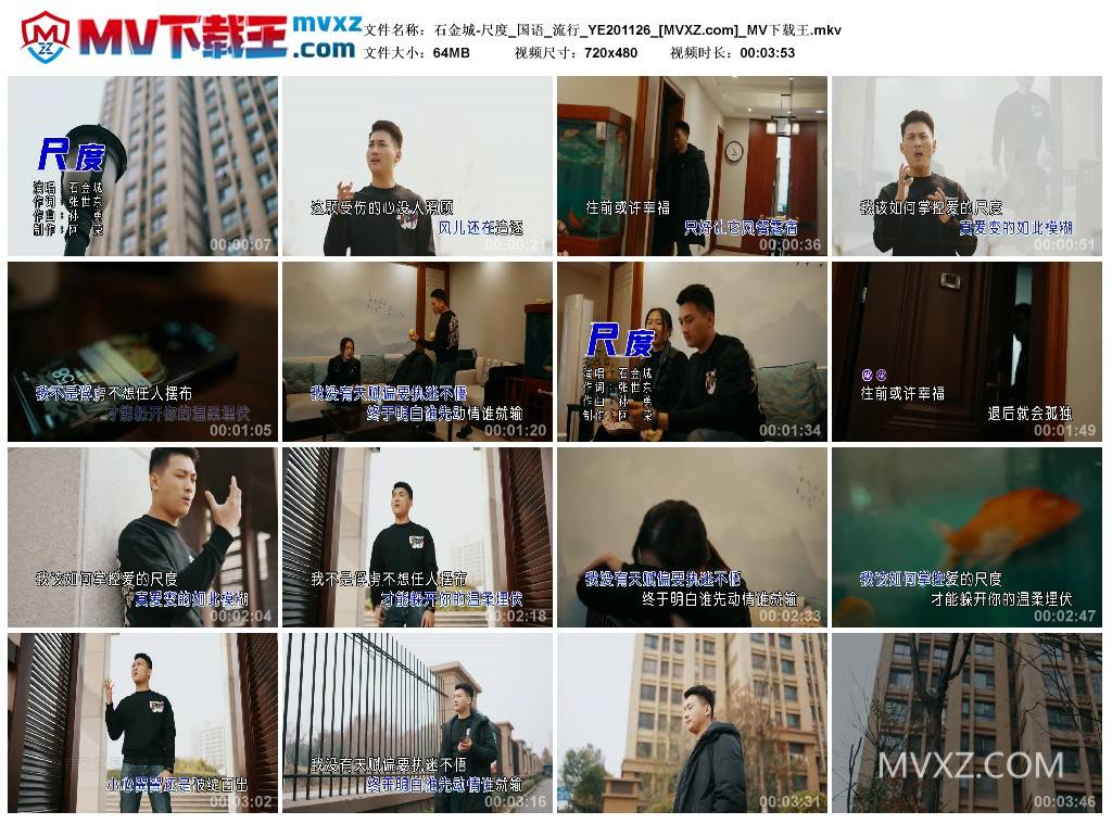 石金城-尺度_国语_流行_YE201126